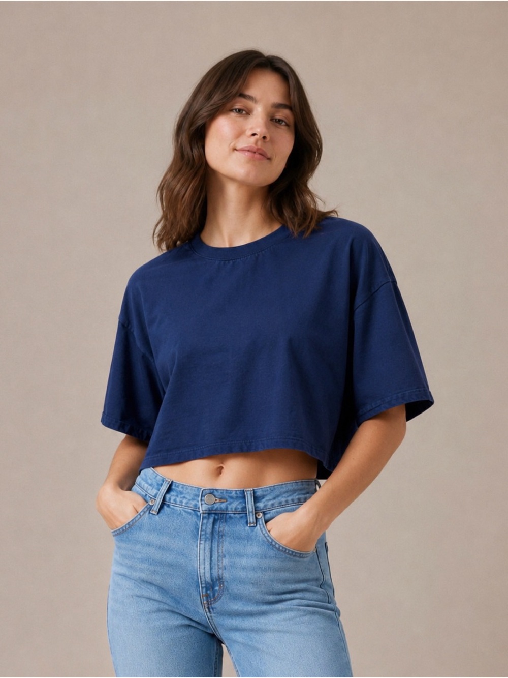 a new day Navy/Indigo Crewneck Tee
